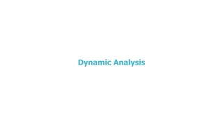 Dynamic Analysis
 