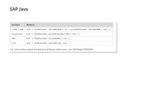 SAP Java
 