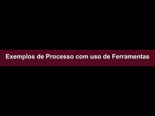 Exemplos de Processo com uso de Ferramentas
 