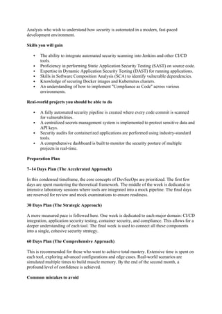 DevSecOps Certified Professional (DSOCP) Certification Guide for ...