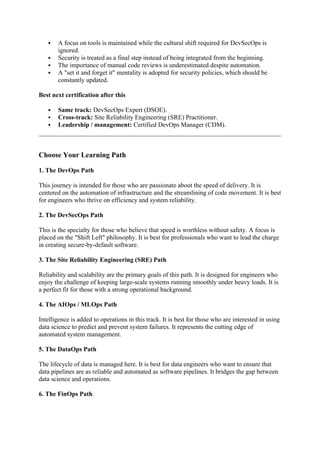 DevSecOps Certified Professional (DSOCP) Certification Guide for ...