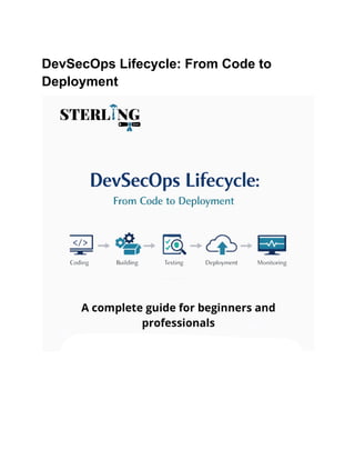 Mastering DevSecOps: From Code to Deployment | PDF