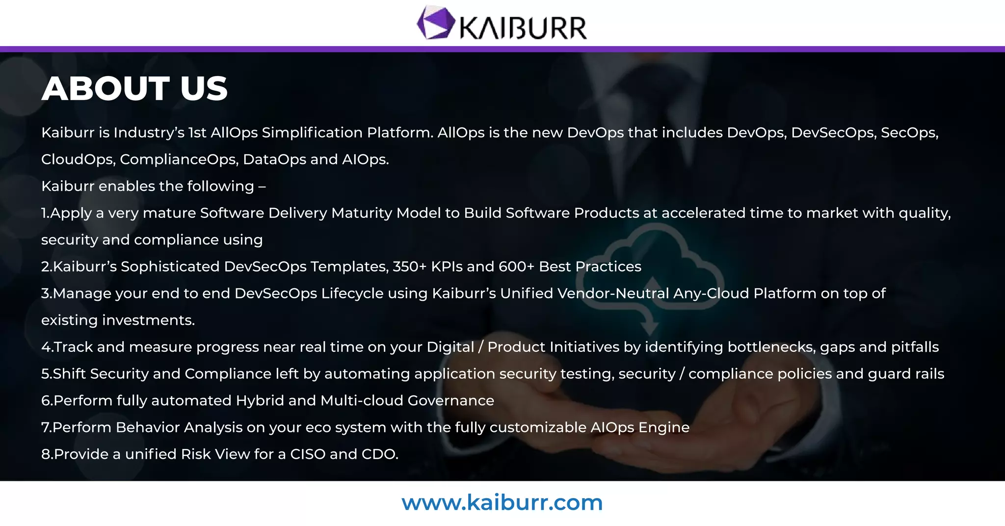Dev secops managed service - kaiburr | PDF