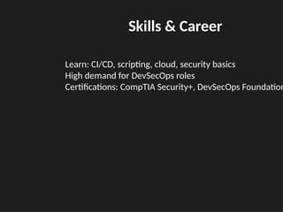 What is devsecops and how it works and best practices | PPT