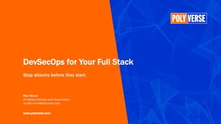 DevSecOps for you Full Stack | PDF
