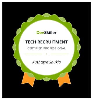 DevSkiller -  Tech Recruitment Certified Professional badge