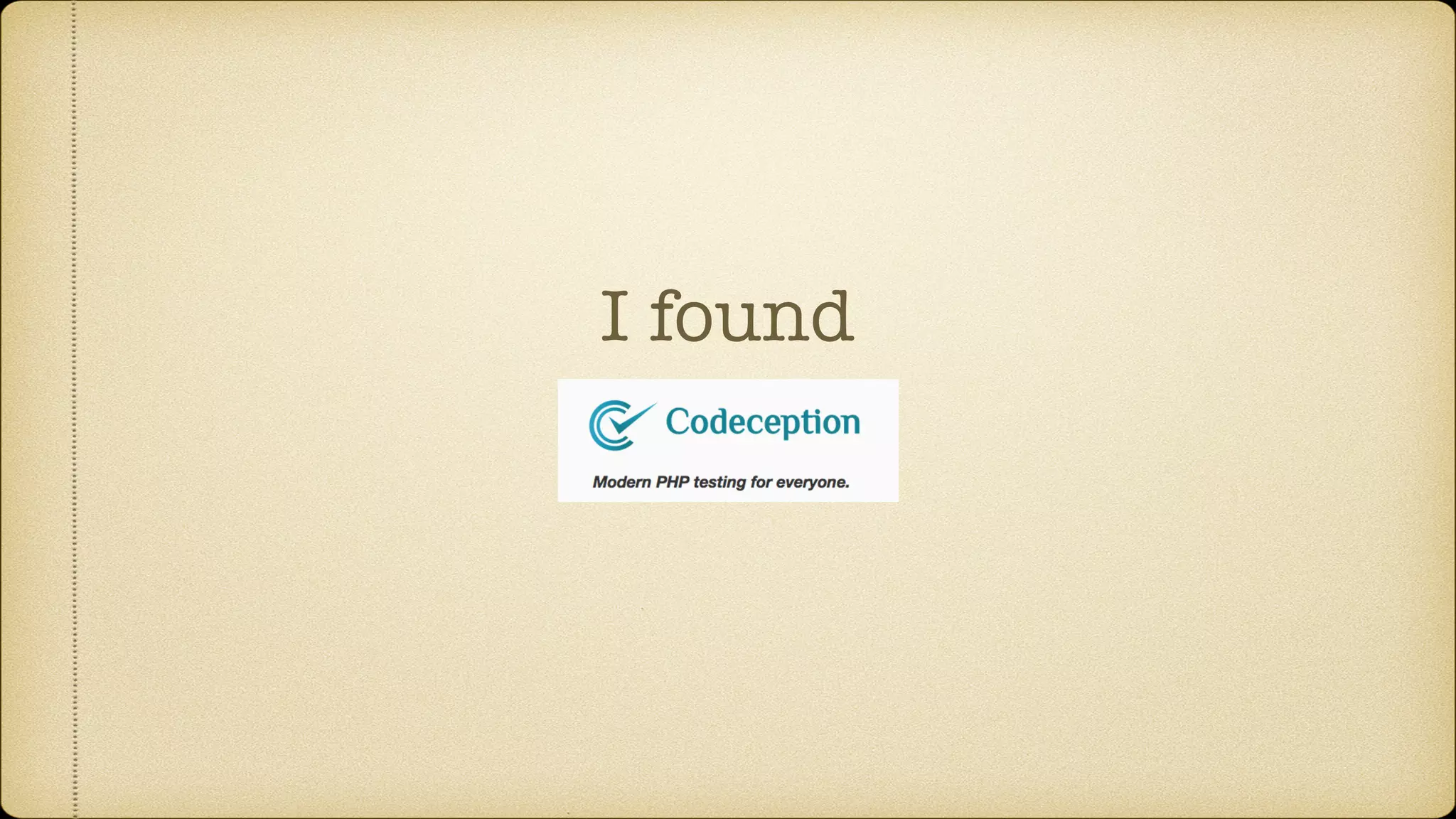 I found 