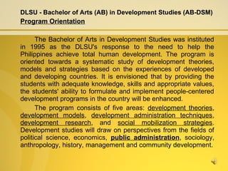 Development Studies: An Academic Approach (DSAAP) | PPT