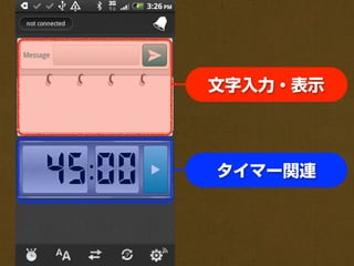 文字入力・表示




タイマー関連
 