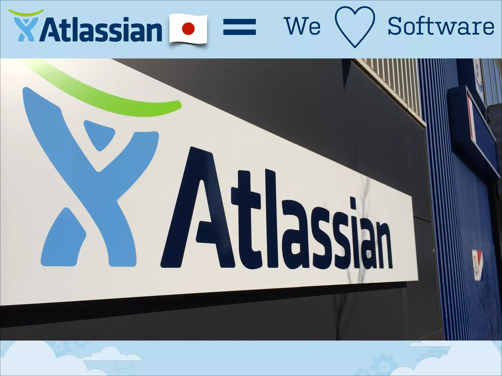 ＝

We

♡

Software

 