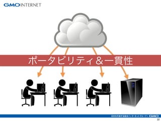 ポータビリティ＆一貫性
22
 
