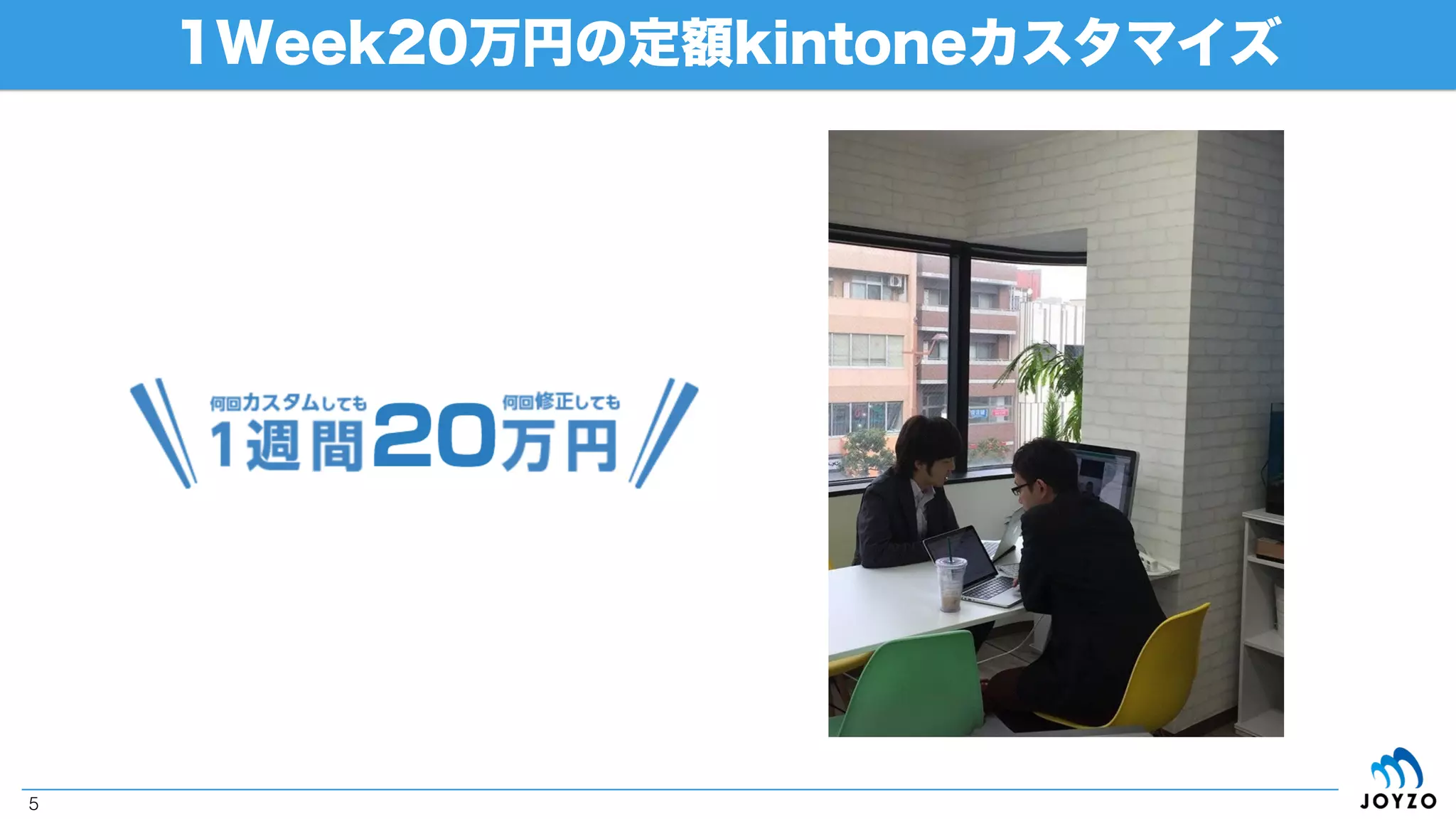 日本初定額制来店型システム開発「システム39」
5
 