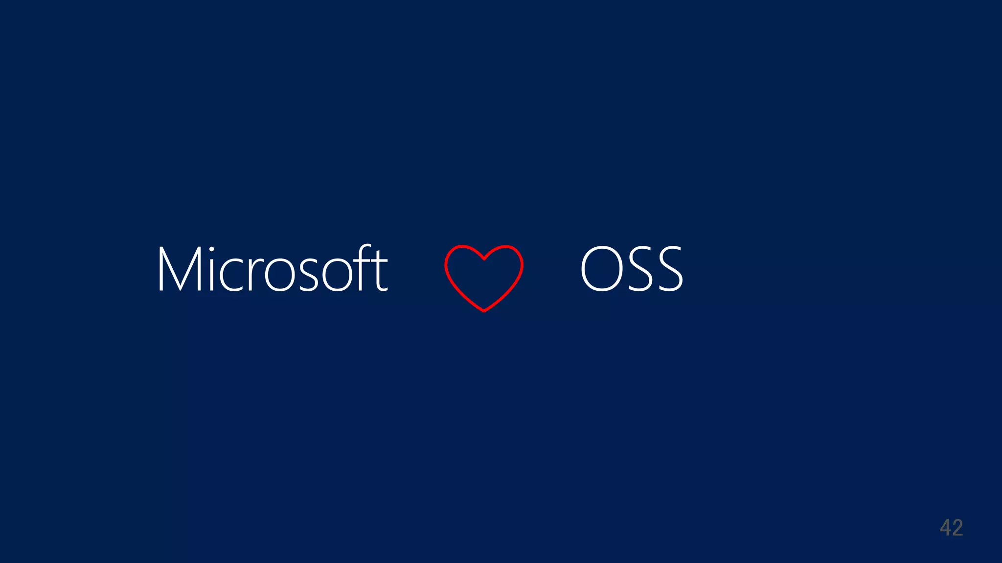 Microsoft OSS
 