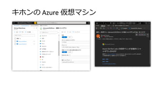 キホンの Azure 仮想マシン
 