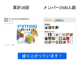 累計28回 メンバー2500人超
盛り上がっています！
 