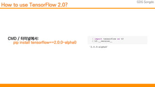 TensorFlow 2.0, TensorFlow Hub, Devsummit songdo