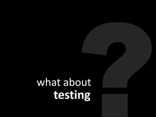 Unit Testing 101