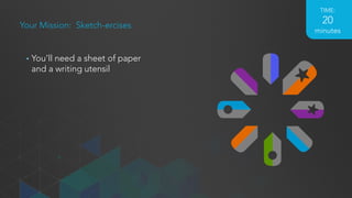 Sketch-ercises
Exercise Three
TIME:
20
minutes
 