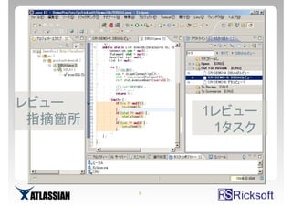 レビュー
            レビュー
 指摘箇所
             タスク



        6
 