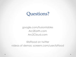 Feature CacheVector TilesKML RegionsGridsFusion TablesSearchAnalysis GridPost Edit TasksInvalidate Cache