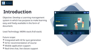 DevSync(Minor Project)1.pptx this one is my project ppt | PPTX