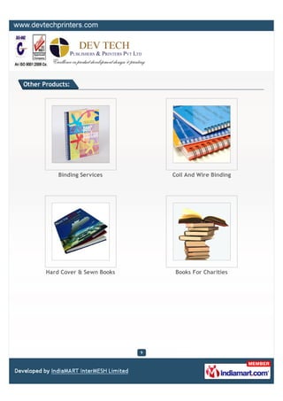 Other Products:




           Binding Services          Coil And Wire Binding




       Hard Cover & Sewn Books        B...