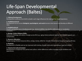Comprehensive Overview of Human Development and Developmental ...