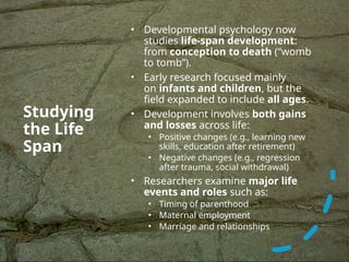Comprehensive Overview of Human Development and Developmental ...