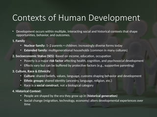 Comprehensive Overview of Human Development and Developmental ...