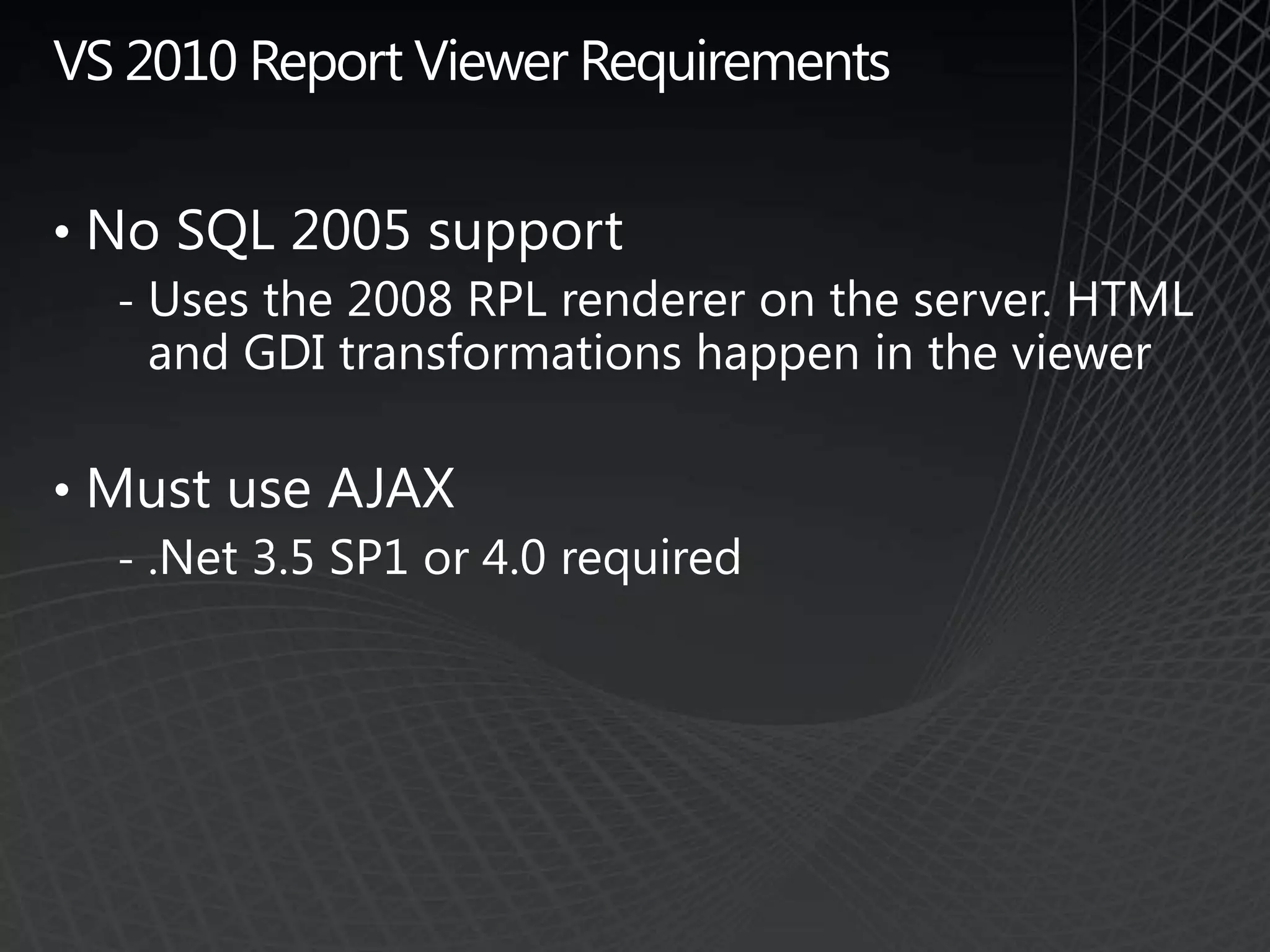 Dataset query results can be cached 