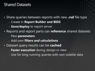Authoring ReportsMany types of visualizations
