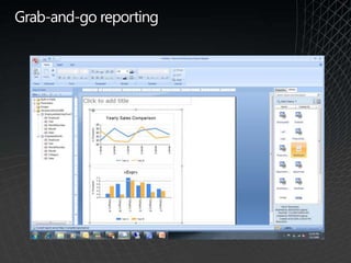 Authoring ReportsMany types of layoutsPivotCustomSubtotalsNon-pivotcolumnsCustomHeadersMulti-PivotStepped or Block groupingNested controls