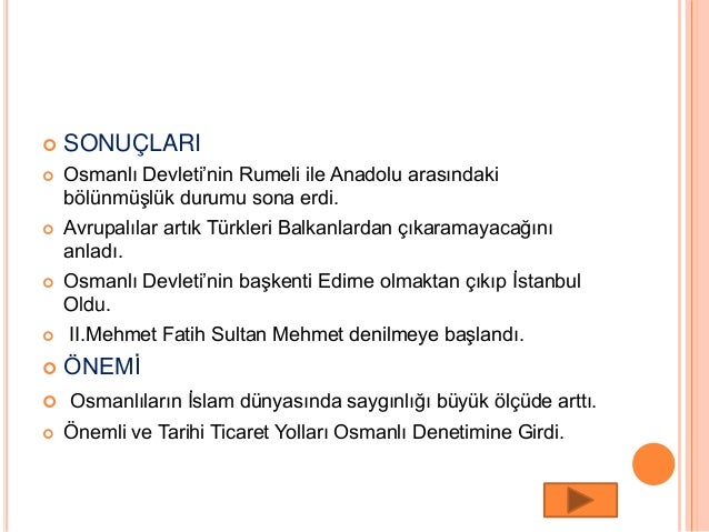 istanbul un fethi