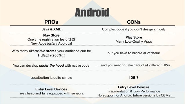 Android Vs Ios Pros And Cons dev wars ios vs android vs titanium Android Vs Ios Pros And Cons dev wars ios vs android vs titanium