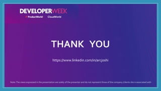 Dev week cloud world conf2021