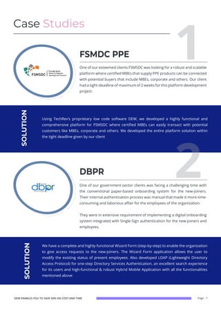 Low Code Development Platform California | PDF