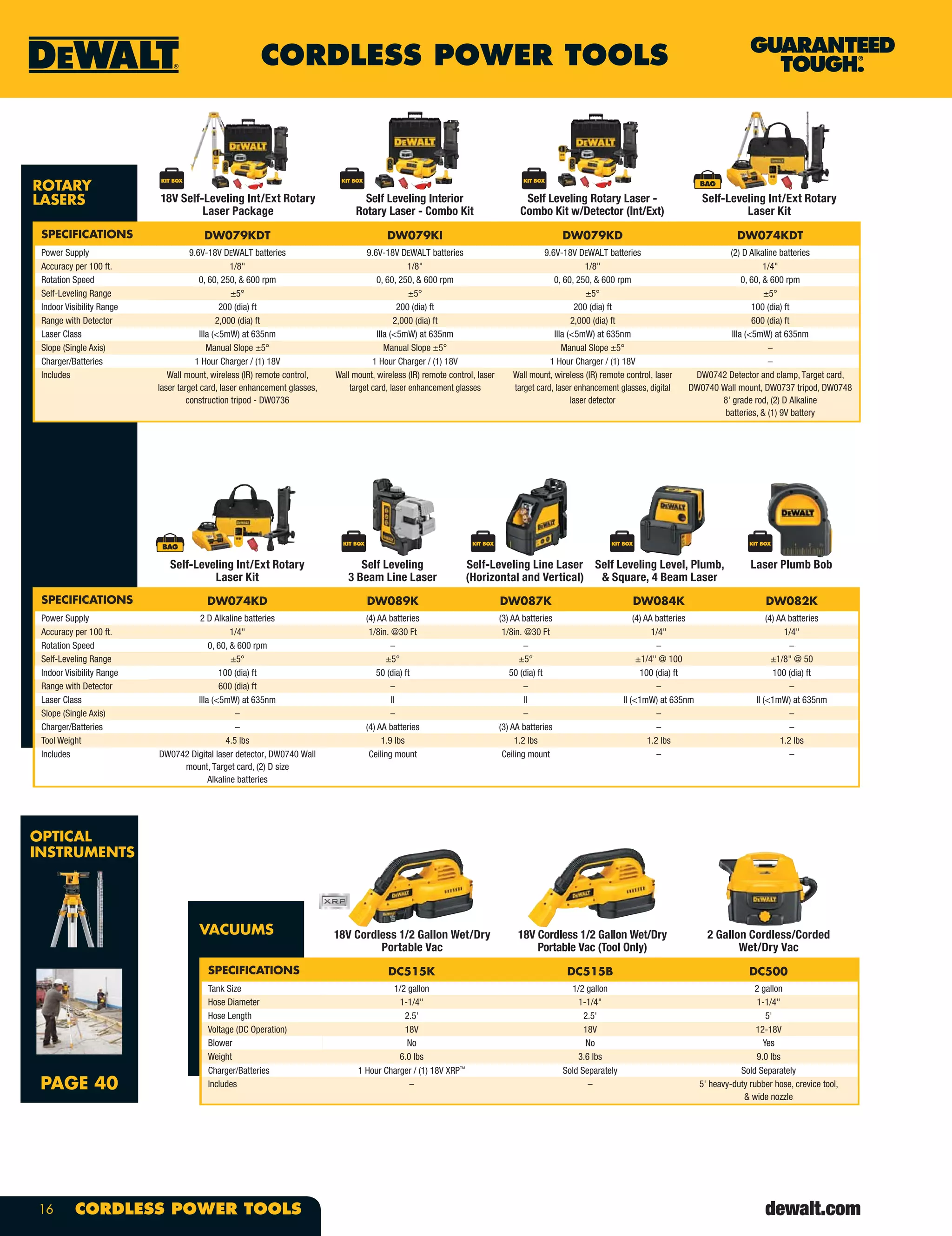 DeWalt Tools Catalog PDF Woodworking Arts and Crafts