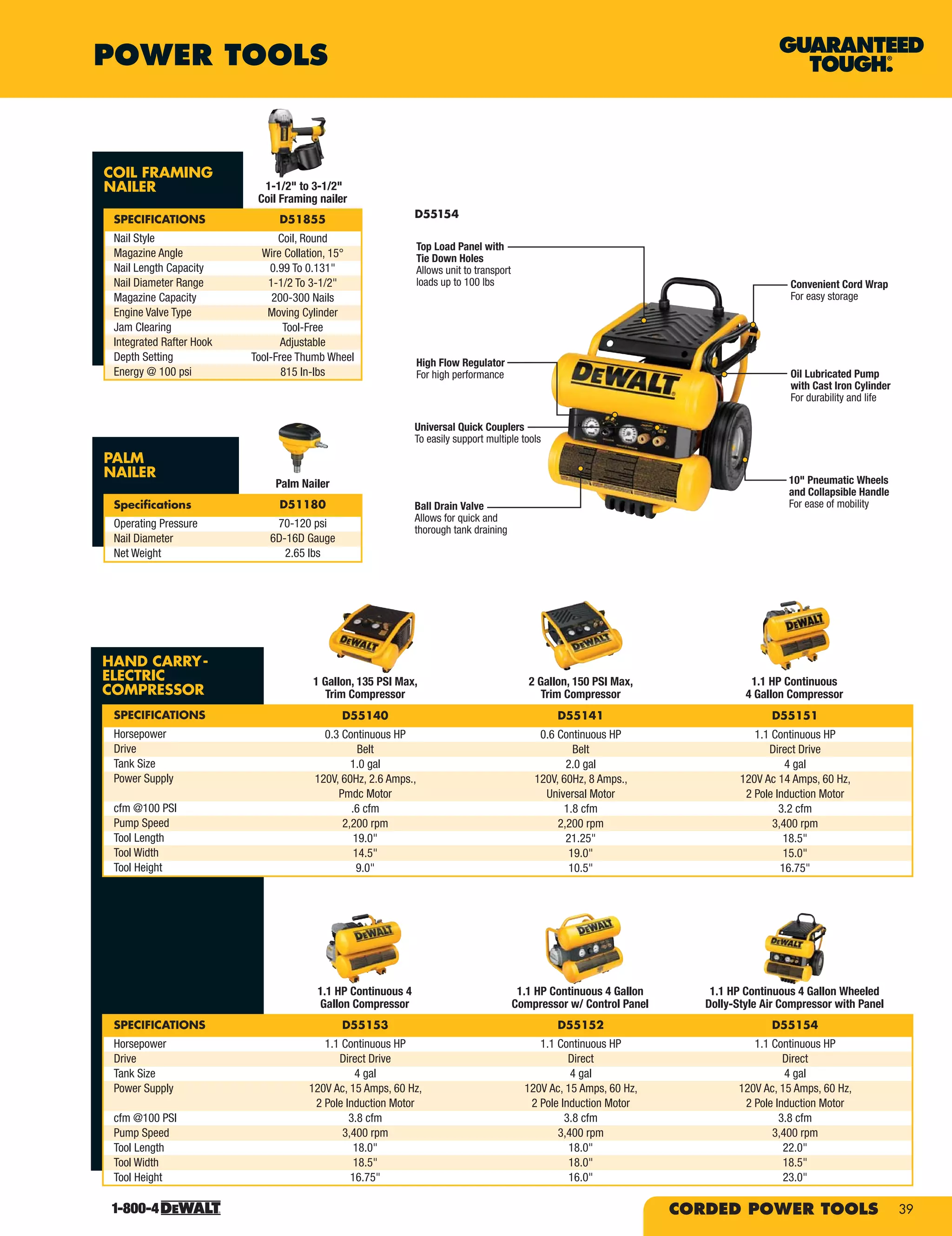 DeWalt Tools Catalog PDF Woodworking Arts and Crafts