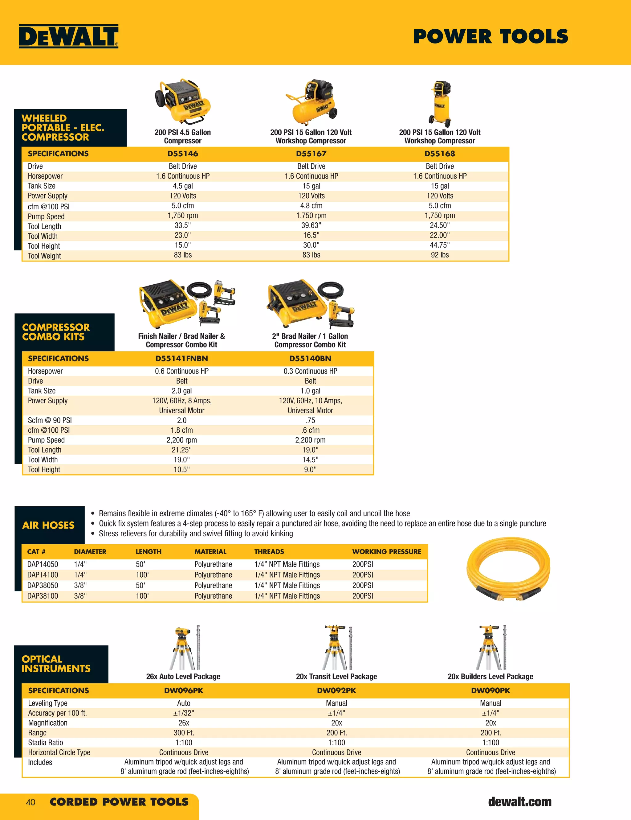 DeWalt Tools Catalog PDF Woodworking Arts and Crafts