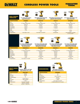 DeWalt Tools Catalog | PDF