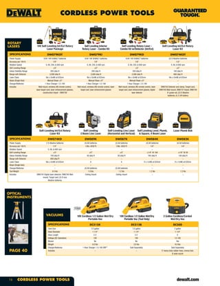 DeWalt Tools Catalog