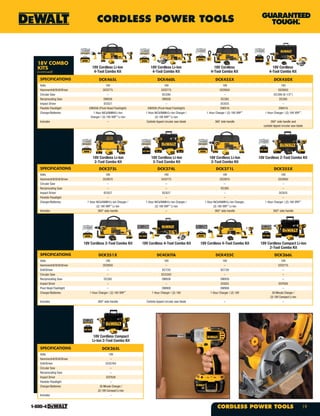 DeWalt Tools Catalog