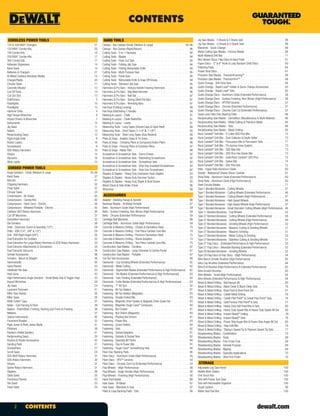 DeWalt Tools Catalog
