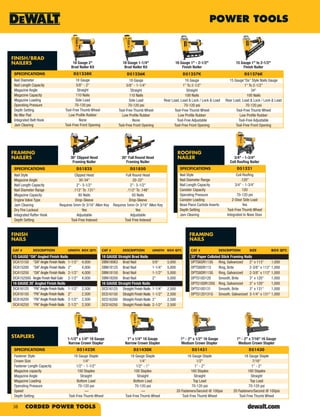 DeWalt Tools Catalog
