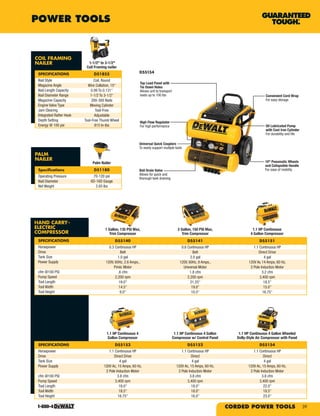 DeWalt Tools Catalog