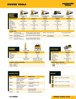 DeWalt Tools Catalog