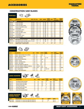 DeWalt Tools Catalog