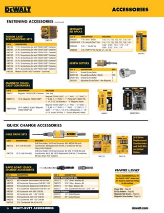 DeWalt Tools Catalog