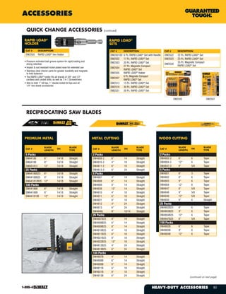 DeWalt Tools Catalog