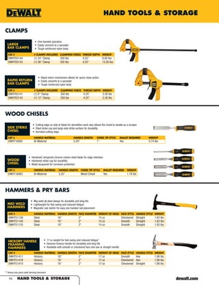 DeWalt Tools Catalog